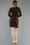 Robe de Cérémonie Courte Brun ABK2484