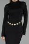 Robe De Soirée Midi Noir ABK2485