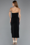 Robe De Soirée Midi Noir ABK2495