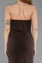 Robe De Soirée Midi Brun ABK2495