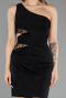 Robe De Soirée Courte Noir ABK2500