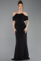 Robe de Soirée Longue Noir ABU5559