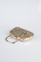 Sac de Soirée Luxe Pierreux Or SH839