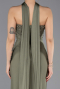 Robe de Soirée Longue Kaki ABU5564