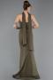 Robe Queue de Poisson Longue Kaki ABU5566