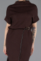 Robe de Cérémonie Midi Brun ABK2494