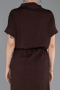 Robe de Cérémonie Midi Brun ABK2494