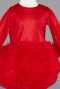 Robe de Soirée Enfants Courte Rouge ABK2503