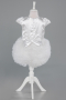 Robe de Soirée Enfants Courte Blanc ABK2502