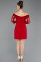 Robe De Cérémonie Courte Rouge ABK2455