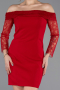 Robe De Cérémonie Courte Rouge ABK2455