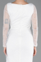 Robe de Soirée Longue Dantelle Blanc ABU5588