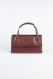 Sac de Soirée Luxe Cuir Rouge Bordeaux KC163