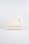 Sac de Soirée Luxe Cuir Crème KC163