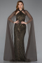 Robe de Soirée Longue Kaki ABU5595