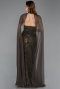 Robe de Soirée Longue Kaki ABU5595