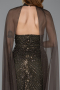 Robe de Soirée Longue Kaki ABU5595