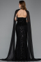 Robe de Soirée Longue Noir ABU5595