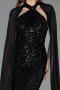 Robe de Soirée Longue Noir ABU5595