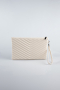 Sac De Soirée Cuir Beige KC413