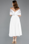 Tenue de Soirée Midi Blanc ABK2523