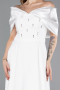 Tenue de Soirée Midi Blanc ABK2523