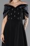 Tenue de Soirée Midi Noir ABK2523