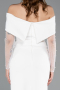 Robe de Cérémonie Midi Blanc ABK2522
