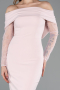 Robe de Cérémonie Midi Poudre ABK2522