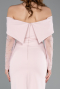 Robe de Cérémonie Midi Poudre ABK2522