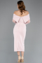 Robe de Cérémonie Midi Poudre ABK2522