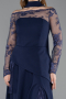 Robe de Soirée Longue Bleu Marine ABU5662