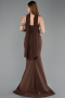 Robe Queue de Poisson Longue Brun ABU5627