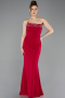 Robe Queue de Poisson Longue Fuchsia foncé ABU5680