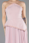Robe de Soirée Longue Mousseline Poudre ABU5681