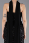 Robe de Soirée Longue Perlé Noir ABU5683