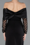 Robe de Cérémonie Midi Noir ABK2533