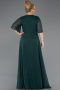 Robe de Soirée Grande Taille Longue Mousseline Émeraude ABU5613