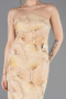 Robe de Soirée Longue Squameuse Or ABU5713
