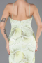 Robe de Soirée Longue Squameuse Menthe ABU5713