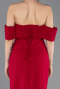 Robe De Soirée Longue Fuchsia foncé ABU5559