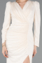 Robe de Soirée Longue Dantelle Beige ABU5720