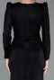 Robe de Soirée Longue Dantelle Noir ABU5720