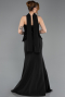 Robe Queue de Poisson Longue Noir ABU5704
