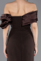 Robe De Soirée Longue Brun ABU4024