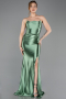 Robe de Soirée Longue Menthe ABU5707