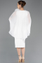 Robe de Cérémonie Midi Blanc ABK2382