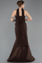 Robe de Soirée Longue Brun ABU5735