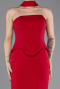 Robe de Soirée Longue Rouge ABU5735