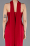 Robe de Soirée Longue Rouge ABU5735